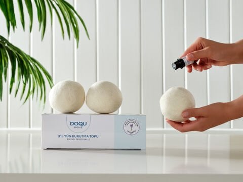 Doqu 3'lü Yün Kurutma Topu Standart