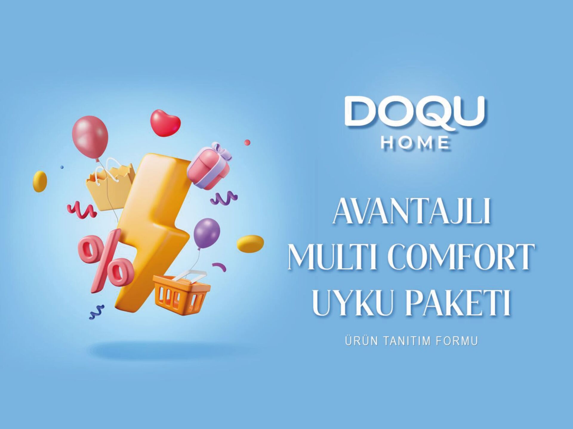 Avantajlı Multi Comfort Uyku Paketi Çift Kişilik | Doqu Home