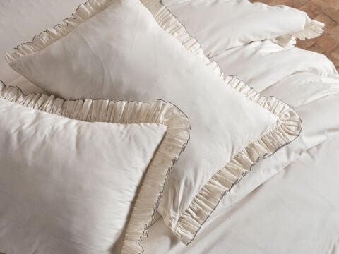 Bohem Serisi Bonivia Nevresim Takımı Tek Kişilik - Ekru