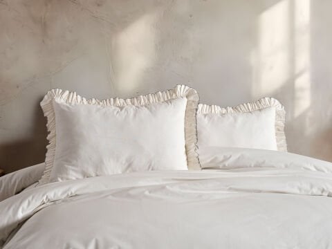 Bohem Serisi Bonivia Nevresim Takımı Tek Kişilik - Ekru