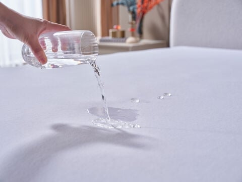 Sleepline Sıvı Geçirmez Fitted Alez 90 x 190 cm - Beyaz