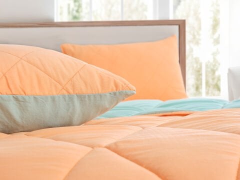 Colour Up Uyku Seti Çift Kişilik - Turuncu