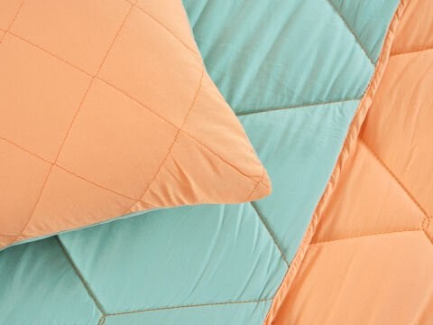 Colour Up Uyku Seti Çift Kişilik - Turuncu