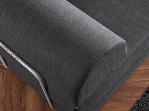 Bohem Keten İkili Koltuk Antrasit