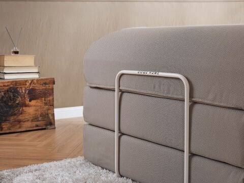 Bohem Keten İkili Koltuk Bej