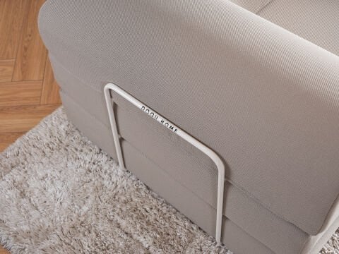 Bohem Keten İkili Koltuk Bej