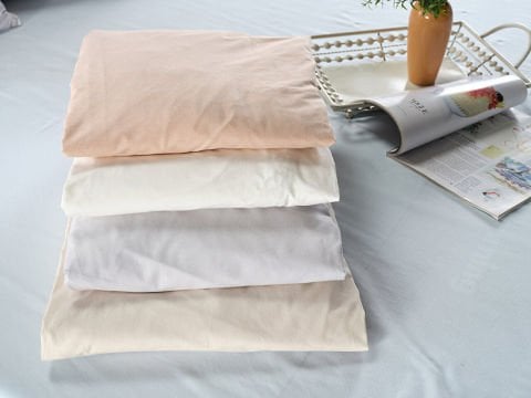 New Cotton Çarşaf Tek King Size - Somon