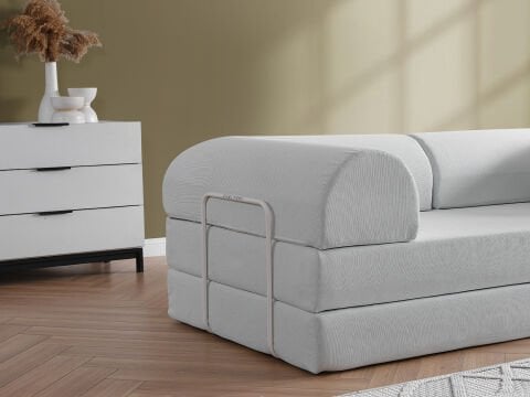 Bohem Keten İkili Koltuk Açık Gri