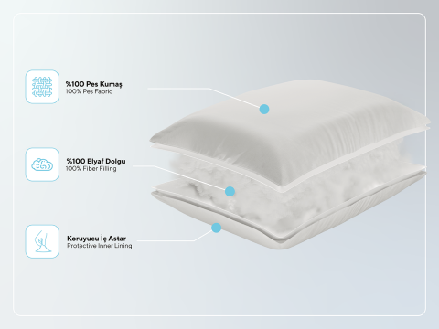 Whiteline Microfiber Yastık