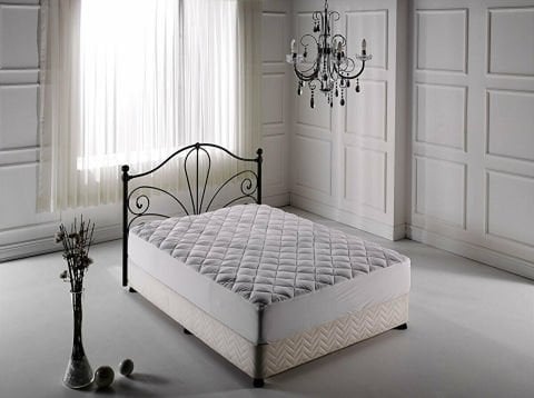 Comfyline Koruyucu Fitted Alez 90 x 200 cm - Beyaz