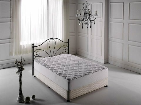 Comfyline Koruyucu Fitted Alez 140 x 200 cm - Beyaz