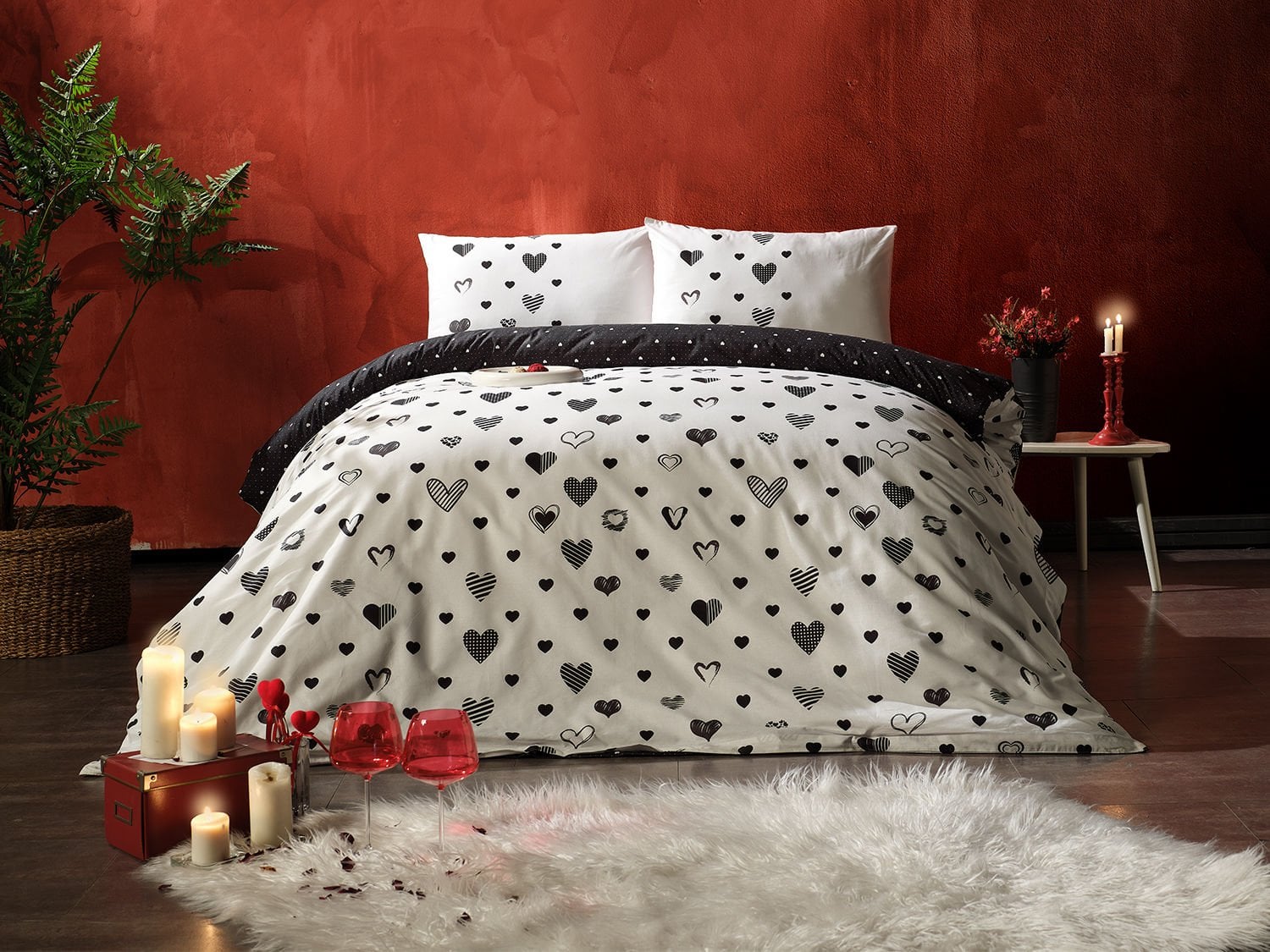 Ranforce Valens Nevresim Takımı Tek Kişilik - Siyah