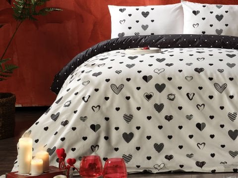 Ranforce Valens Nevresim Takımı Tek Kişilik - Siyah