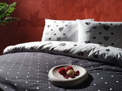 Ranforce Valens Nevresim Takımı Tek Kişilik - Siyah