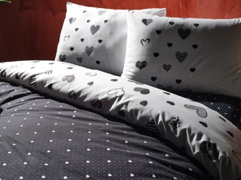 Ranforce Valens Nevresim Takımı Tek Kişilik - Siyah