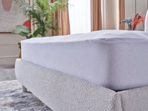 Sleepline Sıvı Geçirmez Fitted Alez 140 x 190 cm - Beyaz