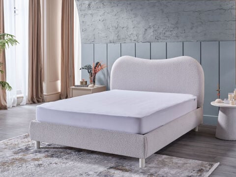 Sleepline Sıvı Geçirmez Fitted Alez 140 x 190 cm - Beyaz