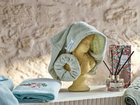 Leris Bouquet Saç Bonesi Yesil