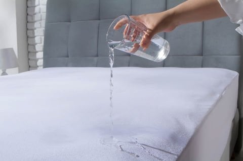 Sleepline Sıvı Geçirmez Fitted Alez 180 x 200 cm - Beyaz