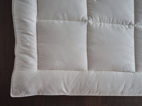 Pamuk Yatak Pedi 90 x 190 cm - Beyaz
