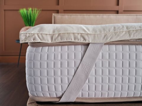 Pamuk Yatak Pedi 160 x 200 cm - Beyaz