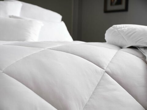 White Line Microfiber Yorgan Tek Kişilik - Beyaz