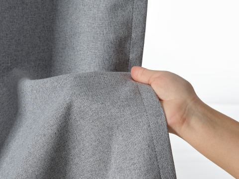 Dalia Blackout Perde 140 x 270 cm - Gri