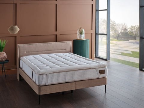 Bambu Yatak Pedi 90 x 190 cm - Beyaz