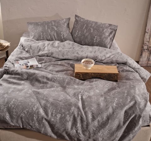 Easy Cotton Nevresim Takımı Sereal Çift Kişilik - Kahve