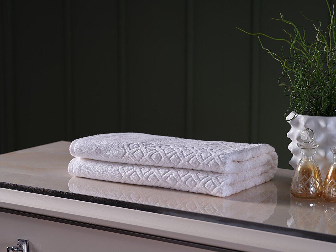 Luxury Banyo Havlusu Beyaz - 90 x 150 cm