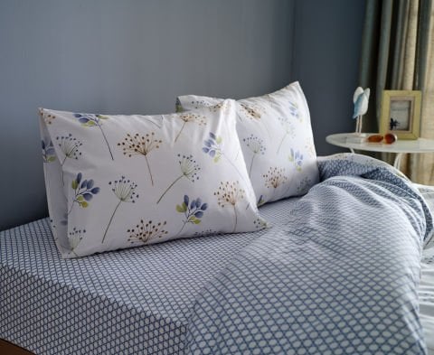 Easy Cotton Nevresim Takımı Flourish Çift King Size - Krem