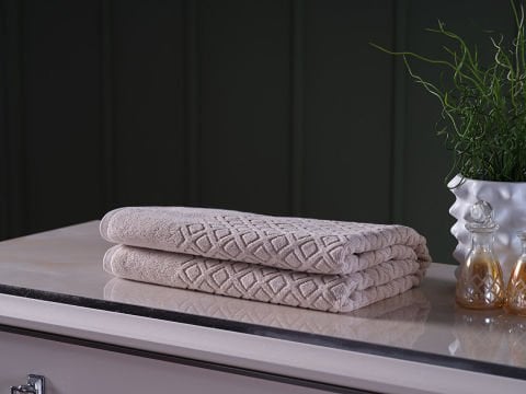 Luxury Banyo Havlusu Vizon - 90 x 150 cm