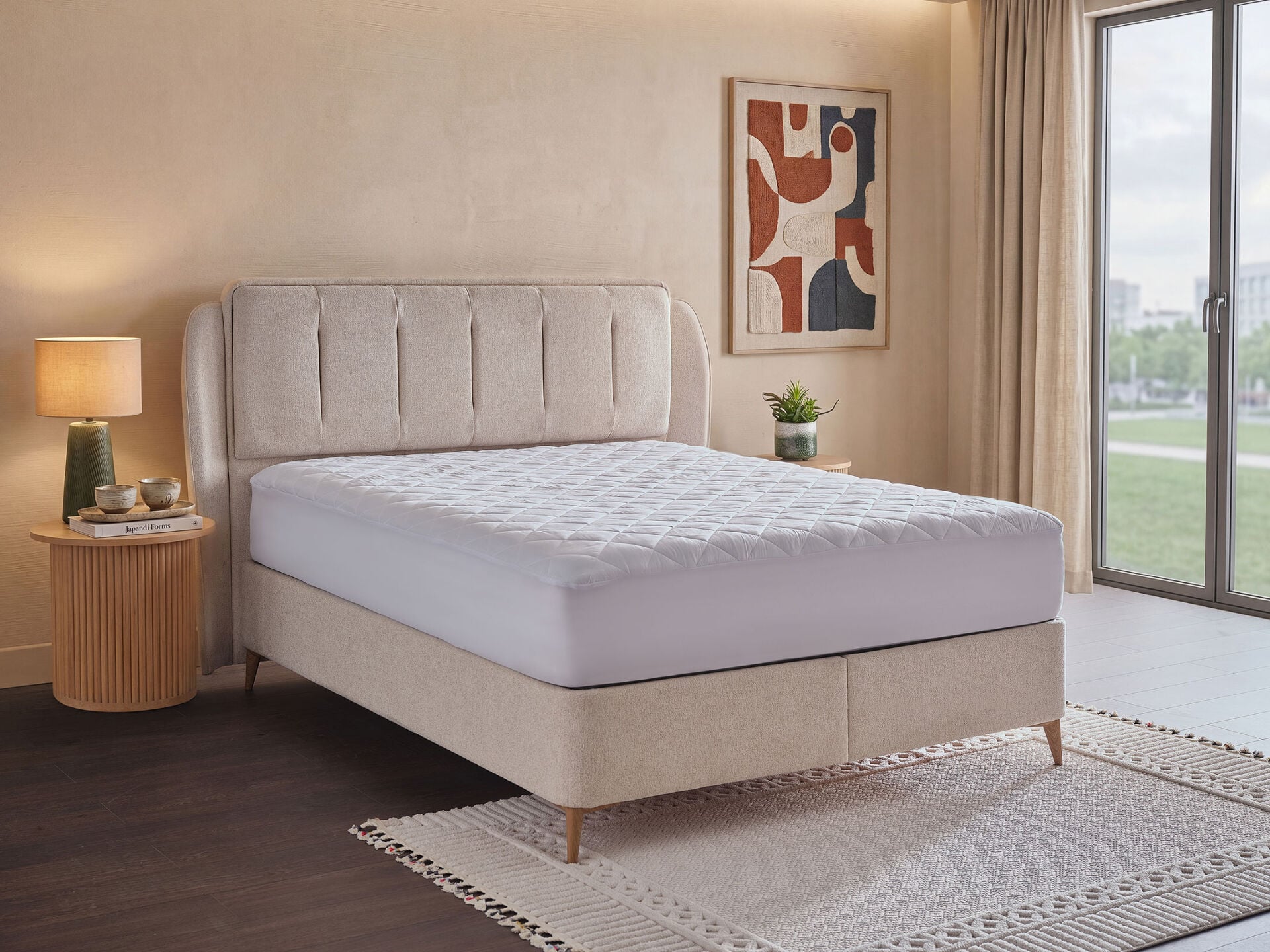 Comfyline Sıvı Geçirmez Fitted Alez 140 x 190 cm - Beyaz