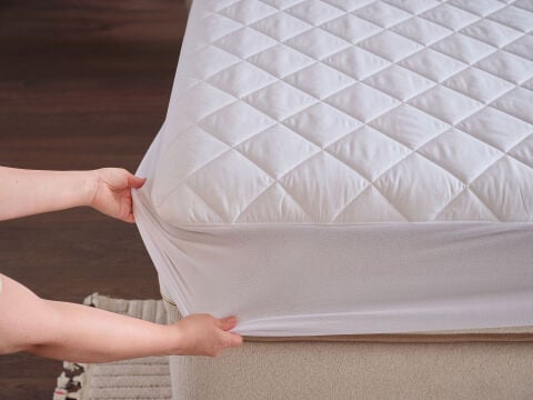 Comfyline Sıvı Geçirmez Fitted Alez 140 x 190 cm - Beyaz