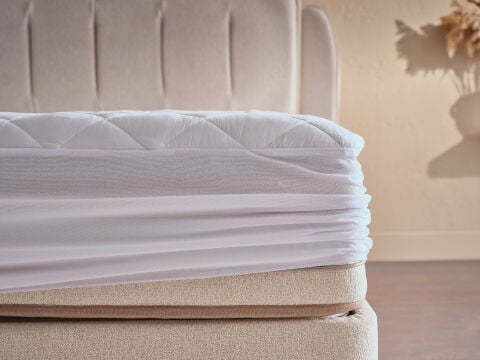 Comfyline Sıvı Geçirmez Fitted Alez 140 x 190 cm - Beyaz