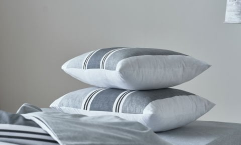 Easy Cotton Nevresim Takımı Listra Çift Kişilik - Gri