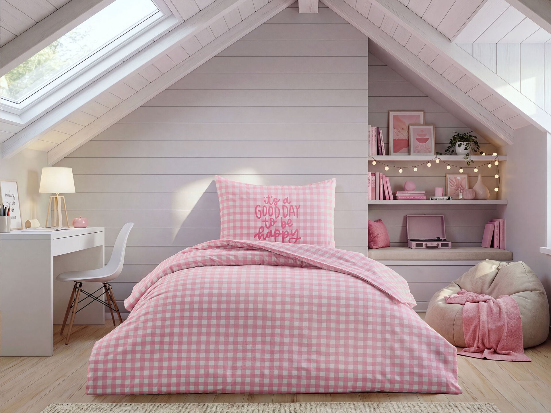 Joyful Festival Nevresim Takımı Pink Day
