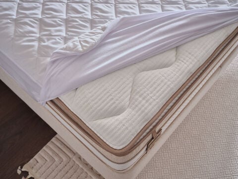 Comfyline Sıvı Geçirmez Fitted Alez 150 x 200 cm - Beyaz