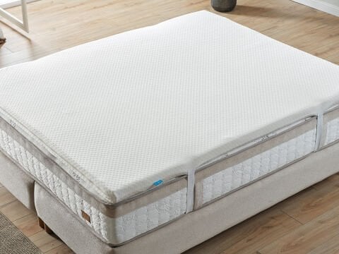 Visco Yatak Pedi 100 x 200 cm - Beyaz