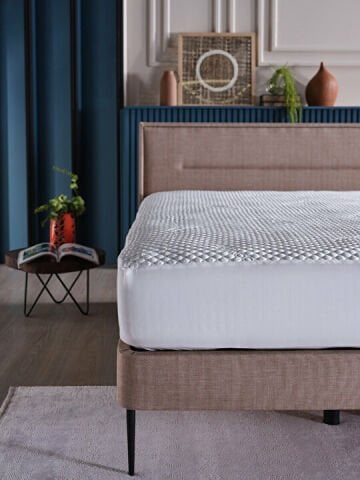 Cooler Sıvı Geçirmez Fitted Alez 150 x 200 cm - Beyaz