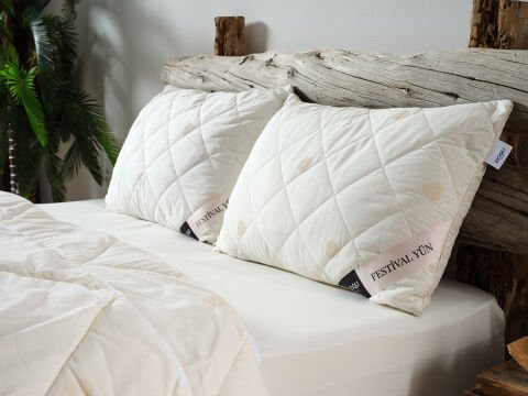 Festival Yün Yorgan Çift King Size - Beyaz