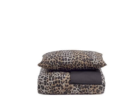 Luxury Saten Nevresim Takımı Pantera Çift Kişilik - Leopar