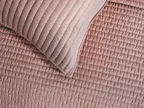 Santa Yatak Örtüsü Tek Kişilik - Gül Kurusu