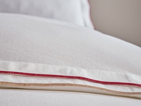 Luxury Nakışlı Nevresim Takımı Lora Çift Kişilik - Beyaz