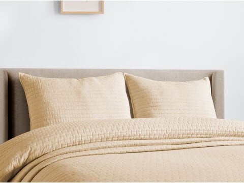 Santa Yatak Örtüsü Tek Kişilik - Krem