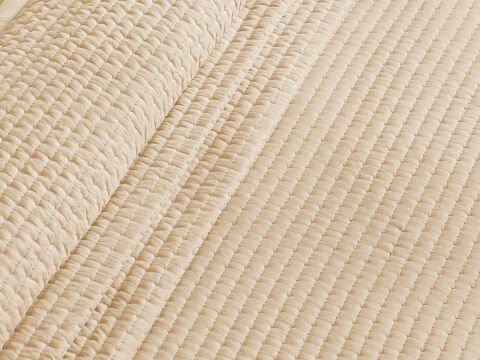 Santa Yatak Örtüsü Tek Kişilik - Krem