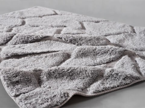 Grano Banyo Paspas Seti 60x100 cm - Gri