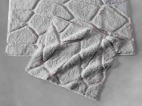 Grano Banyo Paspas Seti 60x100 cm - Gri