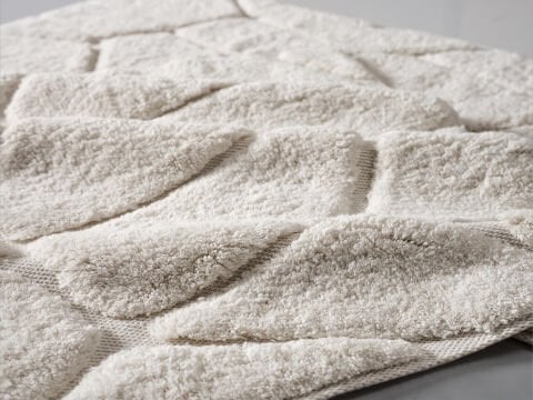 Grano Banyo Paspas Seti 60x100 cm - Krem
