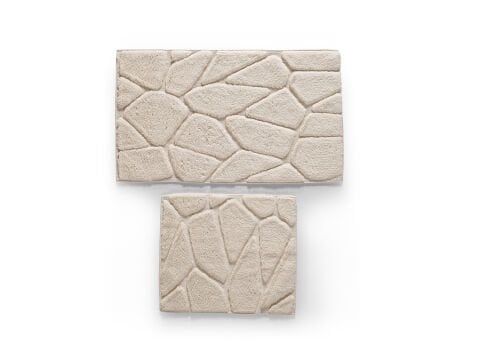 Grano Banyo Paspas Seti 60x100 cm - Krem